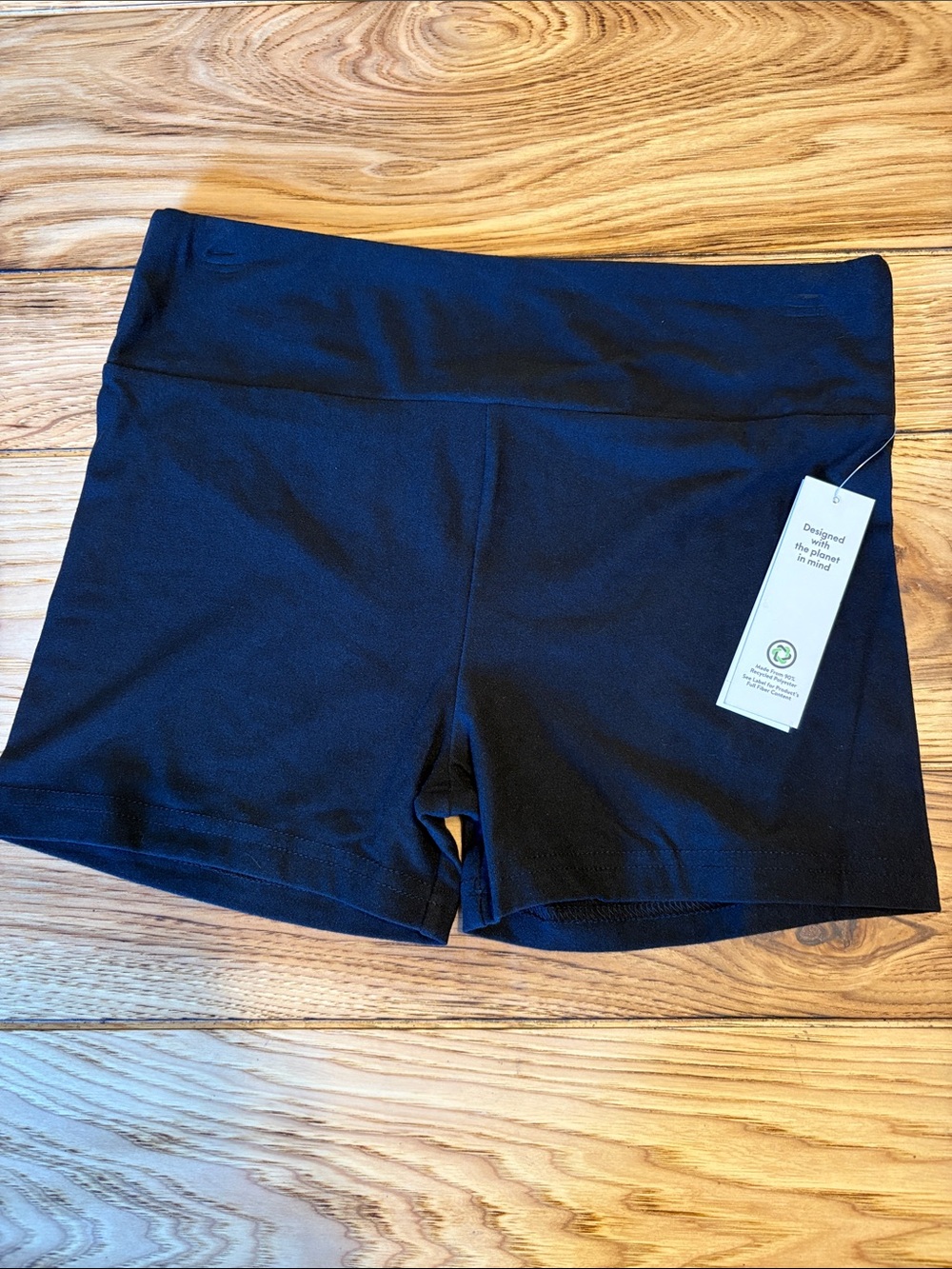 No Boundaries Black Athletic Bike Shorts
